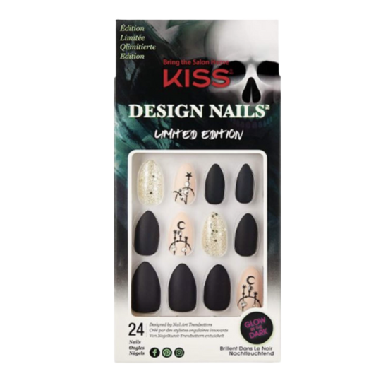 Design 24 Glow In The Dark Fake Nails Halloween (Limited Edition)