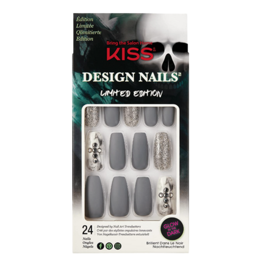 Design 24 Glow In The Dark Fake Nails Halloween (Limited Edition)