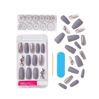 Design 24 Glow In The Dark Fake Nails Halloween (Limited Edition)