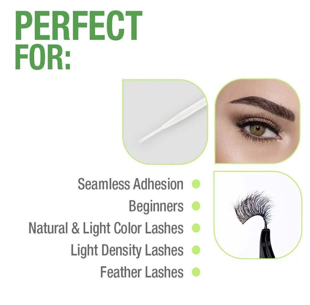 Brush-On Lash Adhesive with Vitamins