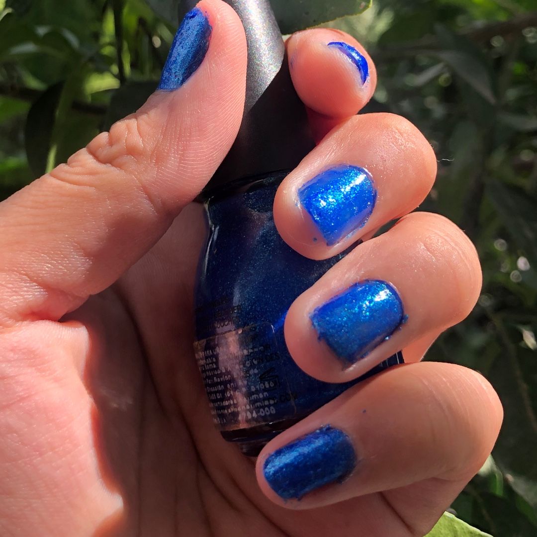 Professional Ice Blue Nail Color
