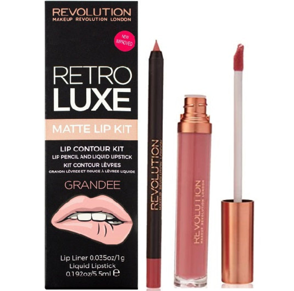 Retro Luxe Lip Contour Kit - Pencil & Lipstick (Value Pack)
