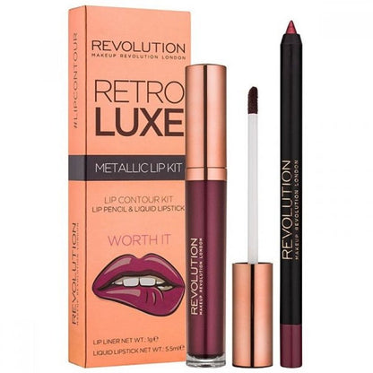 Retro Luxe Lip Contour Kit - Pencil & Lipstick (Value Pack)