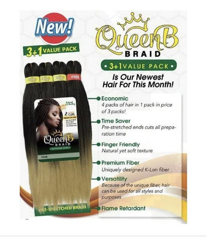 Queen B 50 in 4 In Pack