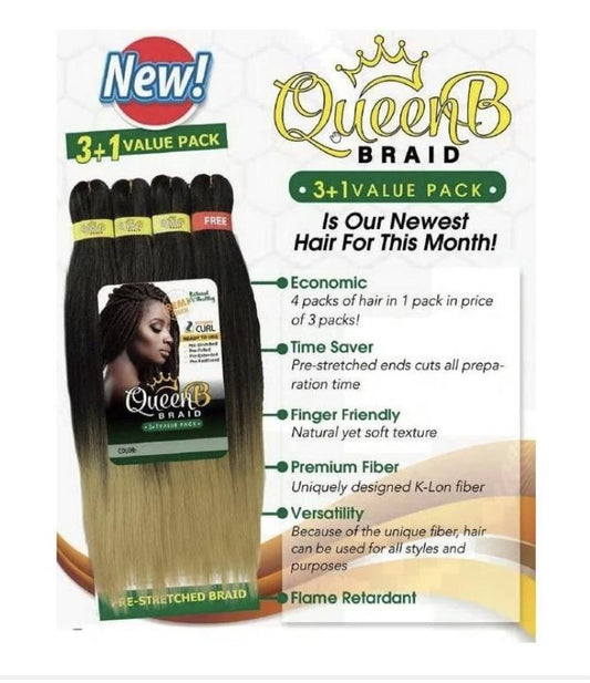 Queen B 50 in 4 In Pack