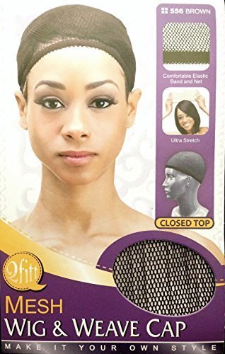 Qfitt Mesh Wig & Weave Cap Brown