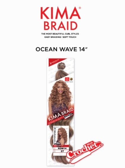 Kima Braid Ocean Wave 14"