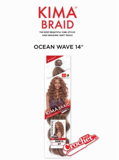 Kima Braid Ocean Wave 14"