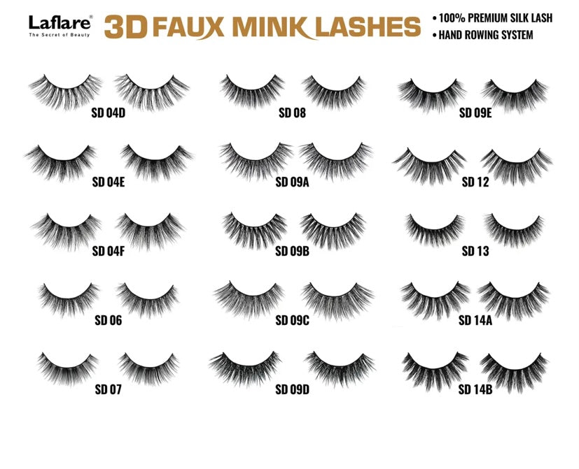 Laflare 3D Faux Mink  LFSD 12