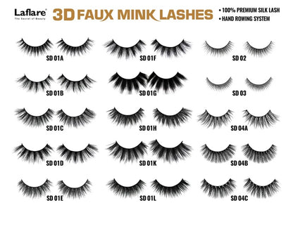 Laflare 3D faux Mink LFSD 35