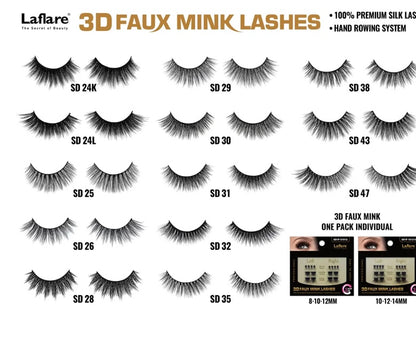 Laflare 3D Faux Mink  LFSD 21B