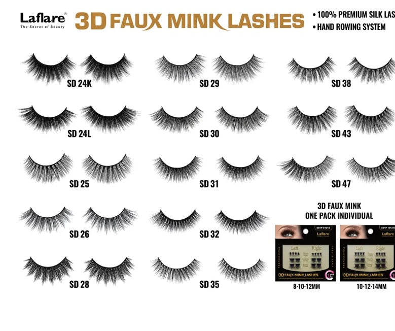 Laflare 3D faux Mink LFSD 47