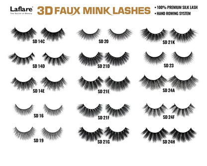 Laflare 3D faux Mink LFSD 38